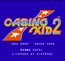 Casino Kid 2 (USA) Title Screen